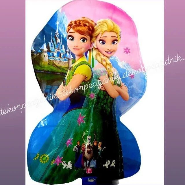 Фотозона холодное сердце Анна Эльза для девочки на день рождения годик