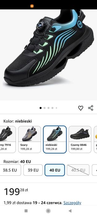 Buty ochronne męskie roz.40