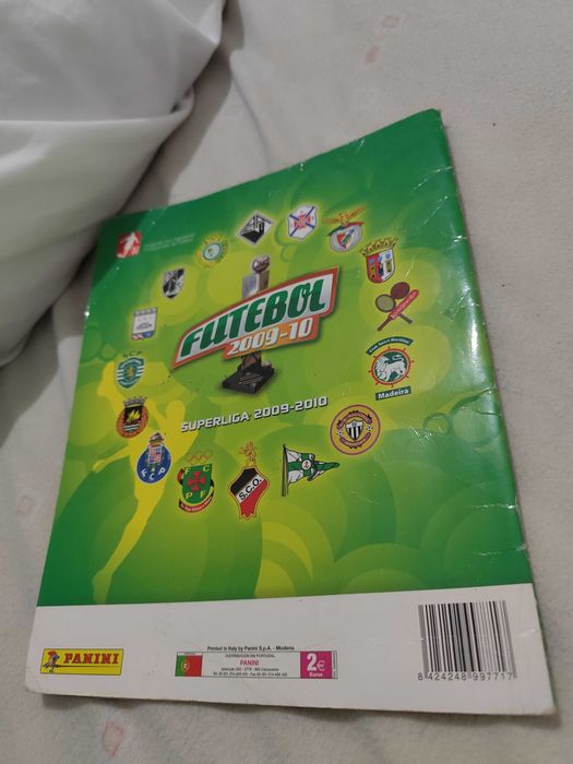 Caderneta Super Liga Futebol 2009/2010 incompleta excelente estado