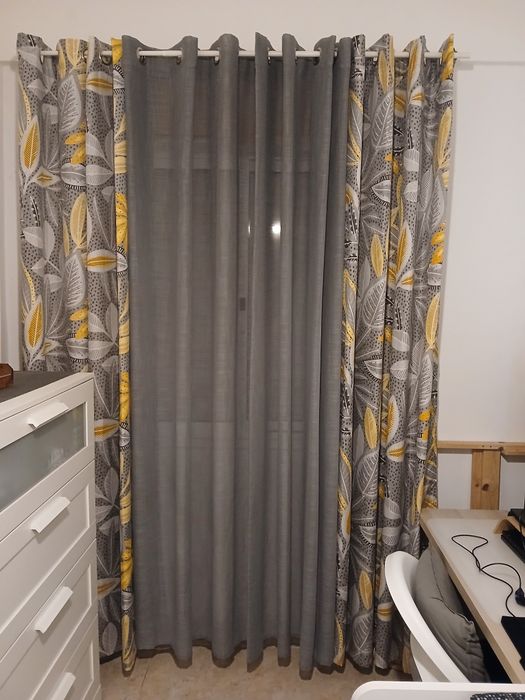 Gray Curtain 250/230