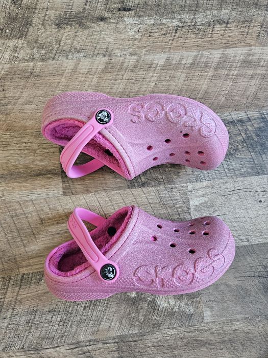 Crocs klapki crocsy j3 34 35 ocieplane