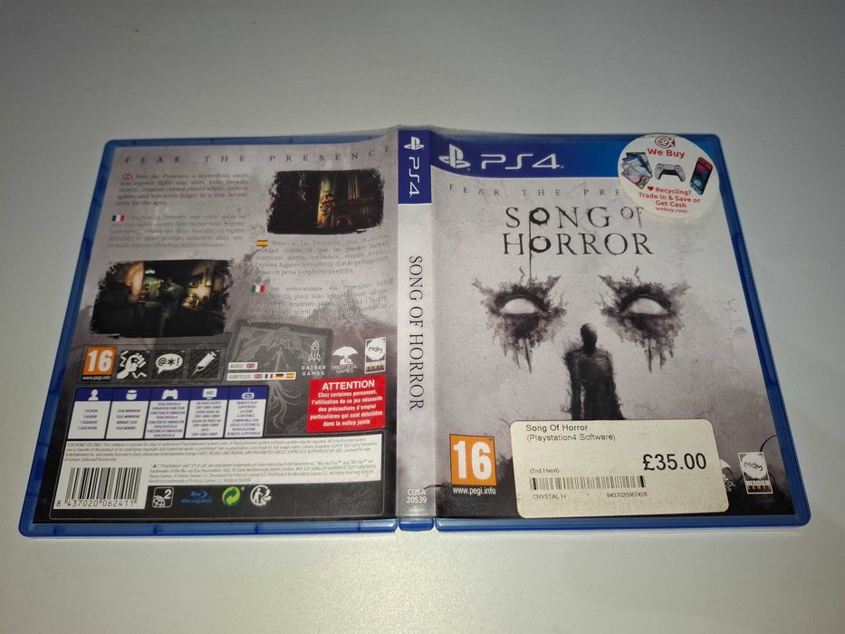 Song of Horror - Sony PS4