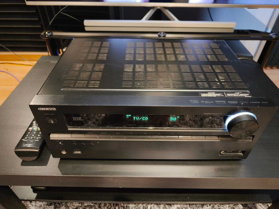 ONKYO TX-NR616 + Pilot - Amplituner kina domowego 7.2 HDMI/3D/4K