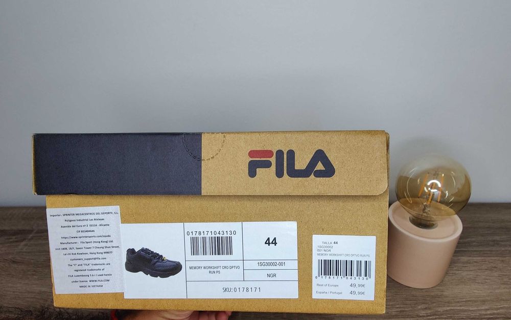 Sapatilhas Running Fila Workshift Preto (44)