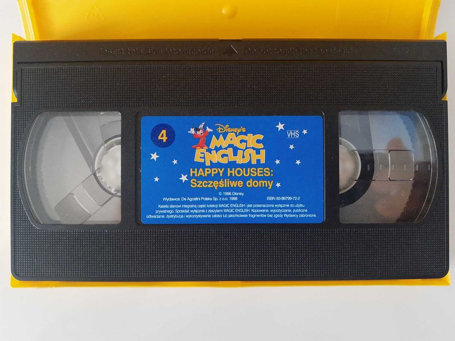 Magic English Disney's zestaw 12 kaset VHS
