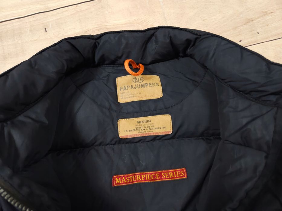 PARAJUMPERS Kurtka Parka Puchowa Damska Logo r. M