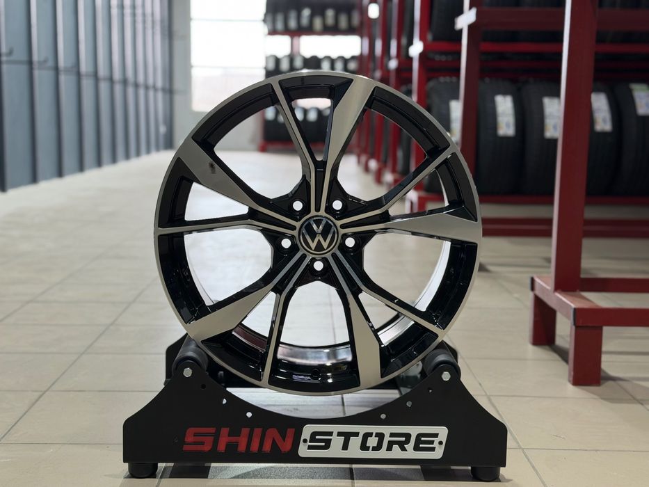 Нові диски Volkswagen R19 5x112 REPLICA VW6125 Black Machined Face