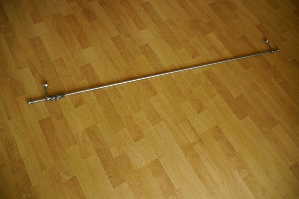 Karnisz stalowy pojedynczy 160 cm