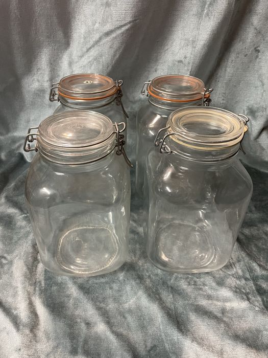 Conjunto 4 frascos 3,1 lt