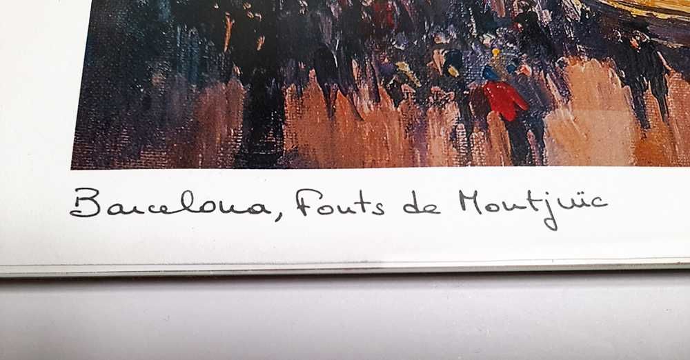 Quadro Fonte Magica Montjuic Barcelona Art Print