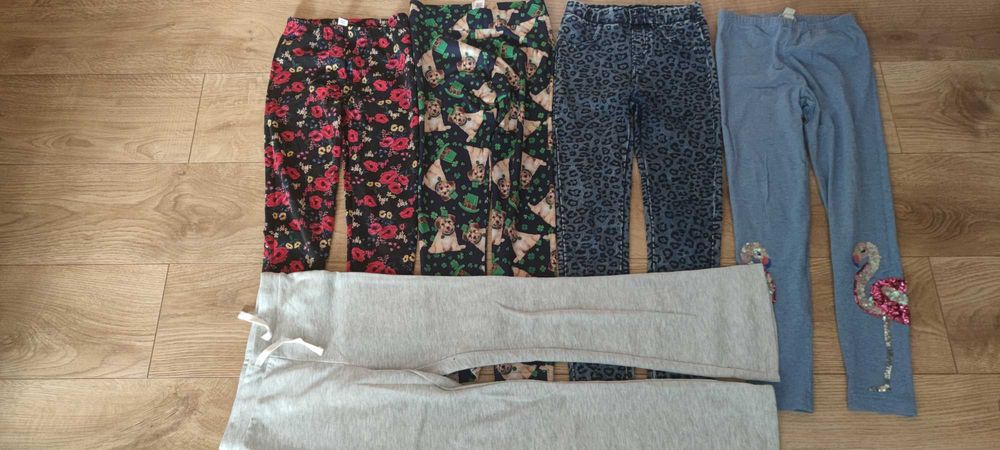 Jak nowe 134 legginsy dla dziewczynki