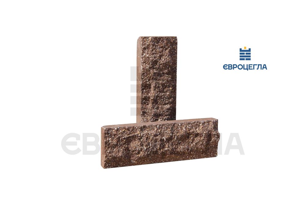 Фасадна облицювальна плитка рвана скала, цокольна плитка ЄВРОЦЕГЛА