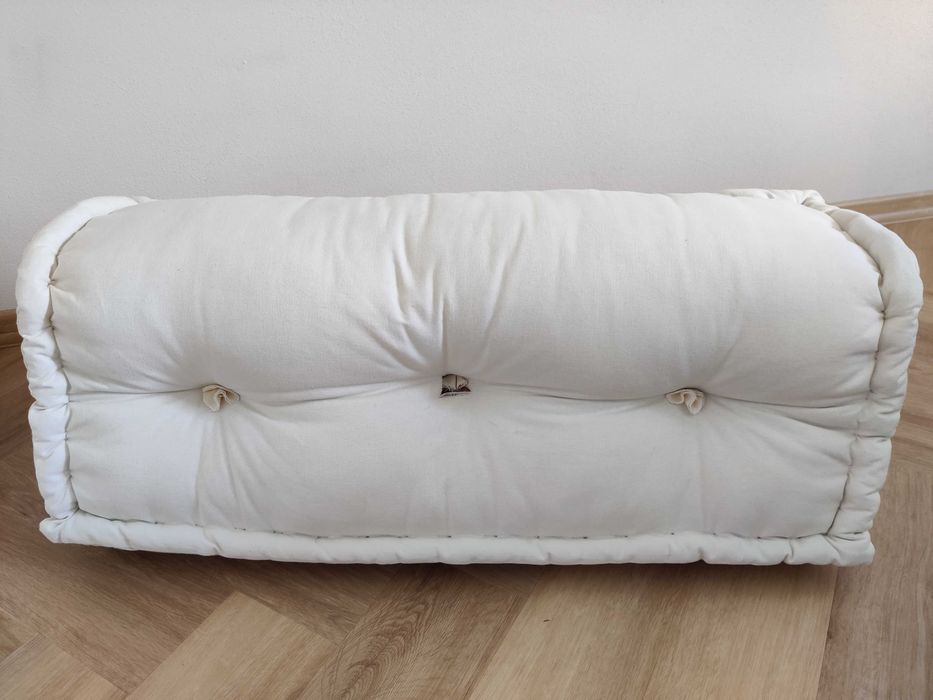 Sofa modułowa Yebel SKLUM, bawełna, 100x100cm, kremowa, bardzo wygodna