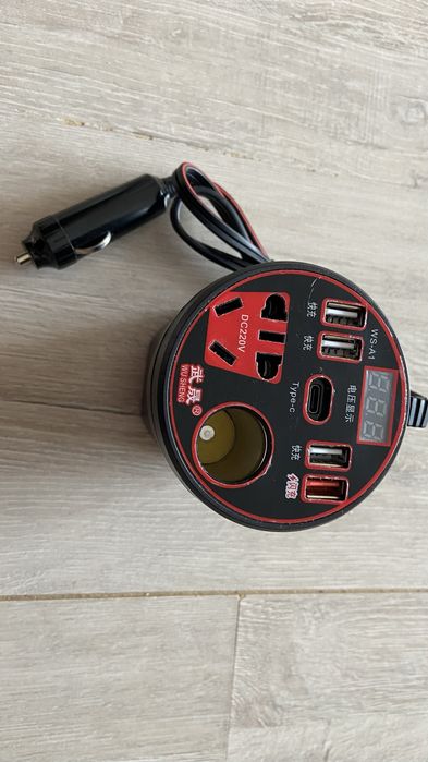 Інвертор авто 12/24 ,200 W, 110-220V нове невикористовувався