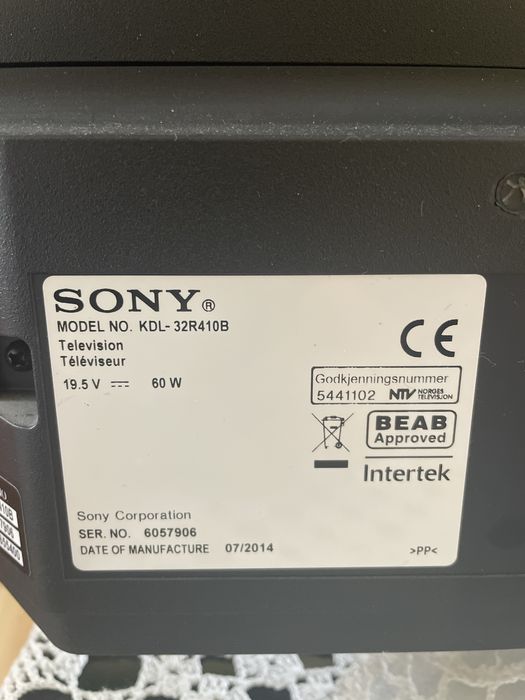 Telewizor sony bravia