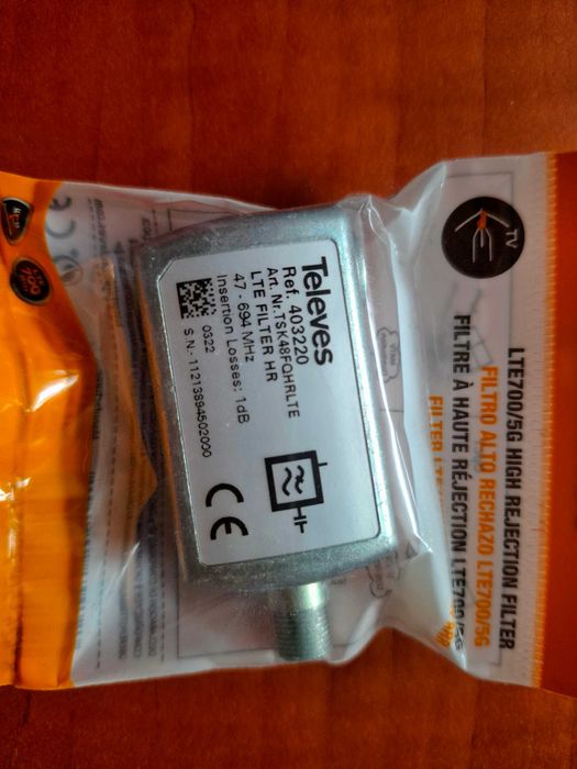 Nowa Antena DVB-T Televes Ellipse MIX (UHF + VHF) + Zasilacz + GRATIS!