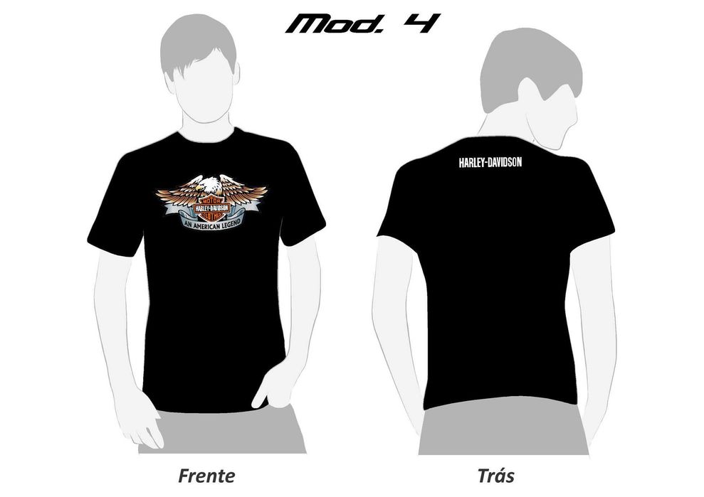 Tshirts Harley Davidson - NOVAS