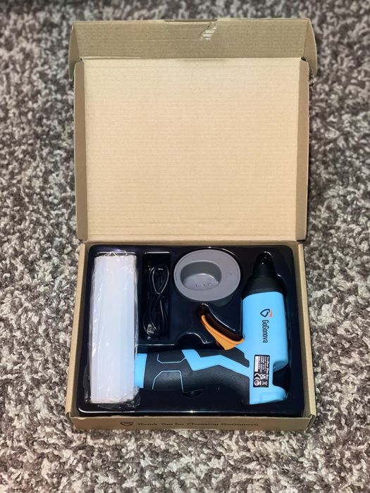 ! АКЦІЯ ! Акумуляторний клейовий пістолет GoGonova. 4 В. Нагрів 15с.