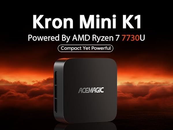 Міні-ПК системний блок ACEMAGICIAN Kron Mini K1 Ryzen 7 7730U 32 /512