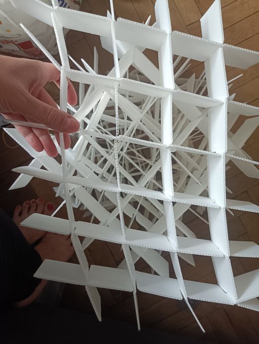 Podziałki plastikowe do kartonów 20 sztuk