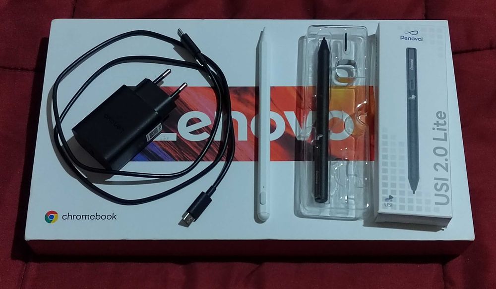 Chromebook Lenovo Duet 3 + Caneta Penoval USI 2.0