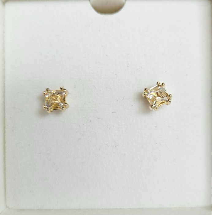 Swarovski Stilla Stud Earrings - kolczyki sztyft stal pozłacana