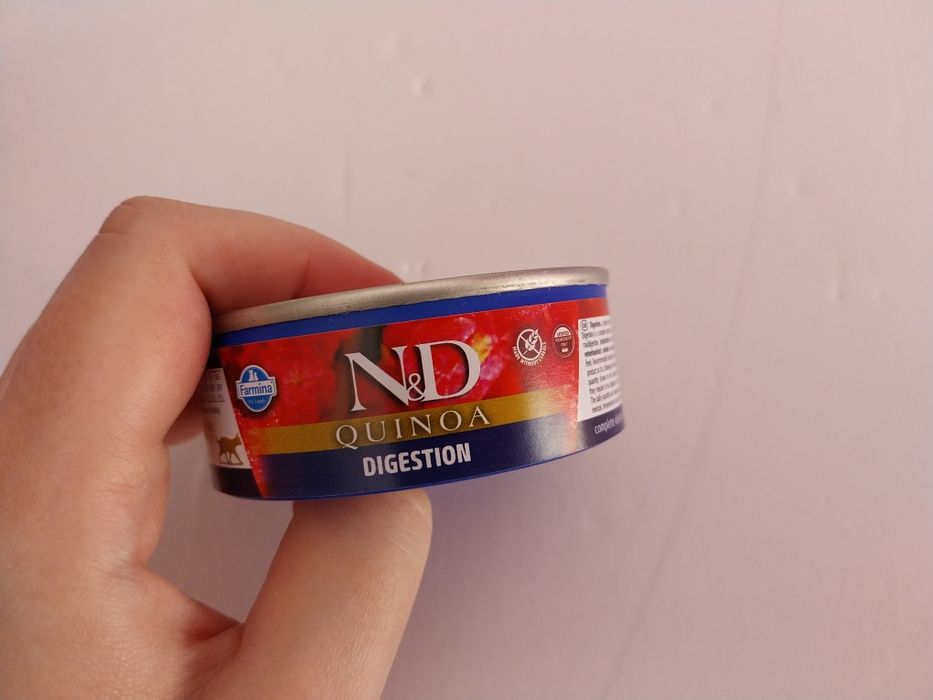 Farmina ND Quinoa Digestion Digestão comida húmida GATO NOVO -48 latas
