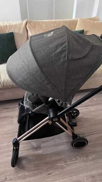 Carrinho Cybex Mios (Rose Gold) Platinum com Assento Grey Plus64585870527106122