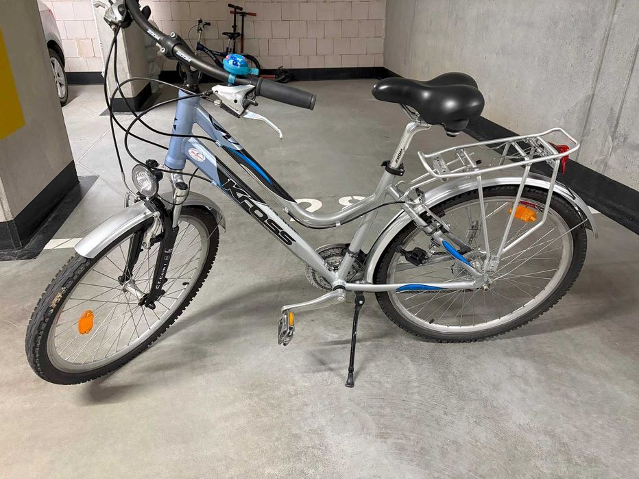rower Kross damka M 26" - dynamo przód/tył - stan bardzo dobry
