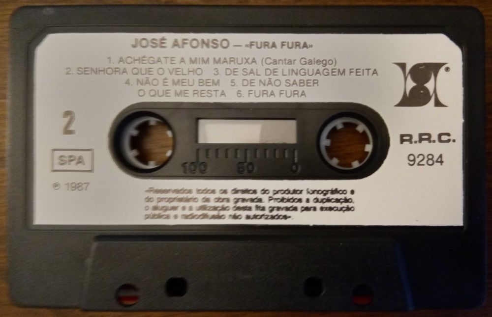 José Afonso	- - - - -		Fura Fura	- - - - -	K7