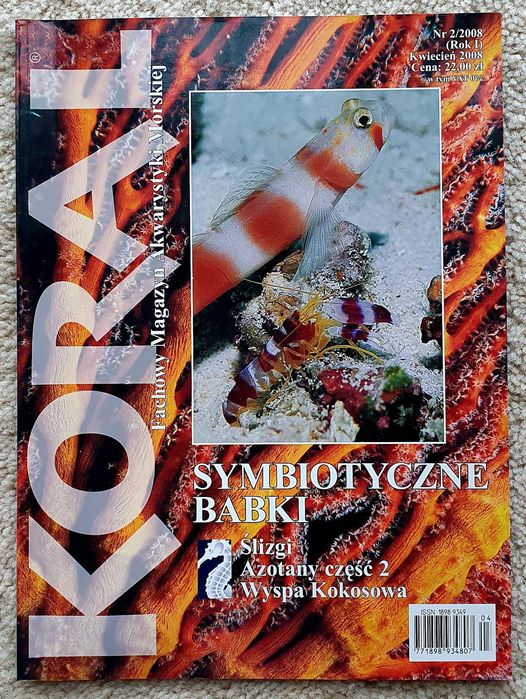 Fachowy magazyn akwarystyki morskiej KORAL x 6