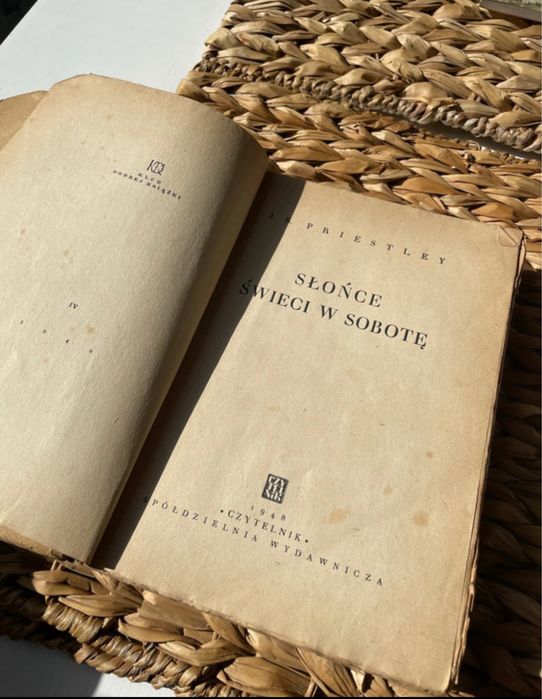 J. B. Priestley Słońce Świeci w Sobotę wydanie 1948