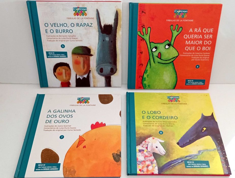 Coleção Completa - As Fábulas de La Fontaine (12 livros)