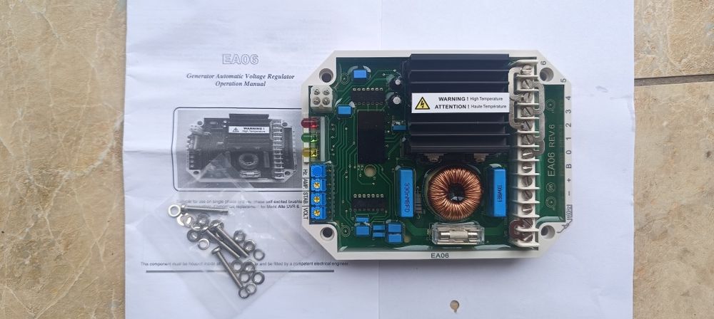 Regulator napięcia AVR EA06 REV6 – zamiennik Mecc Alte UVR6 – NOWY