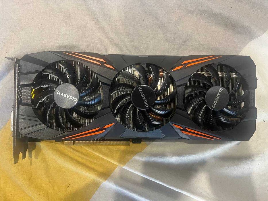 GeForce GTX 1070 8GB GIGABYTE Windforce | 3 кулери | Тиха та холодна