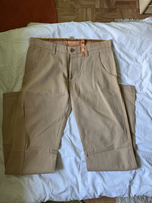 Spodnie jasne Franco Feruzzi beżowe