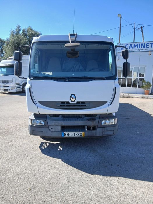 Camião Renault c/grua e bascula