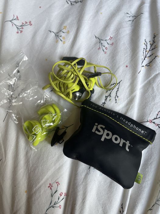 Słuchawki douszne isport monster zielone