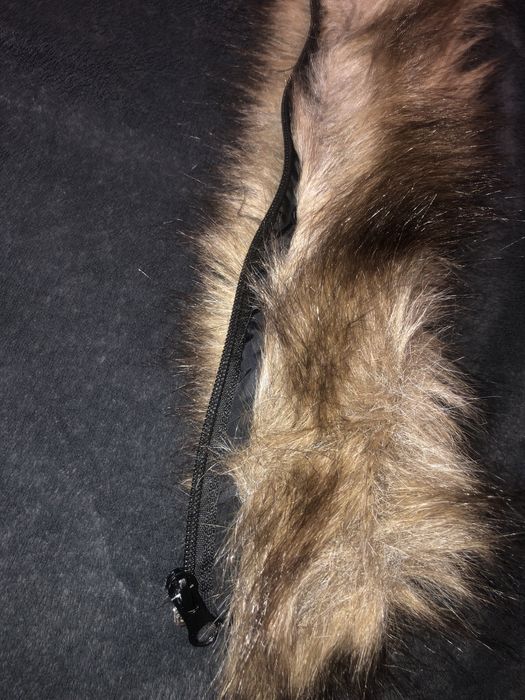 Хутро штучне комір на блискавці