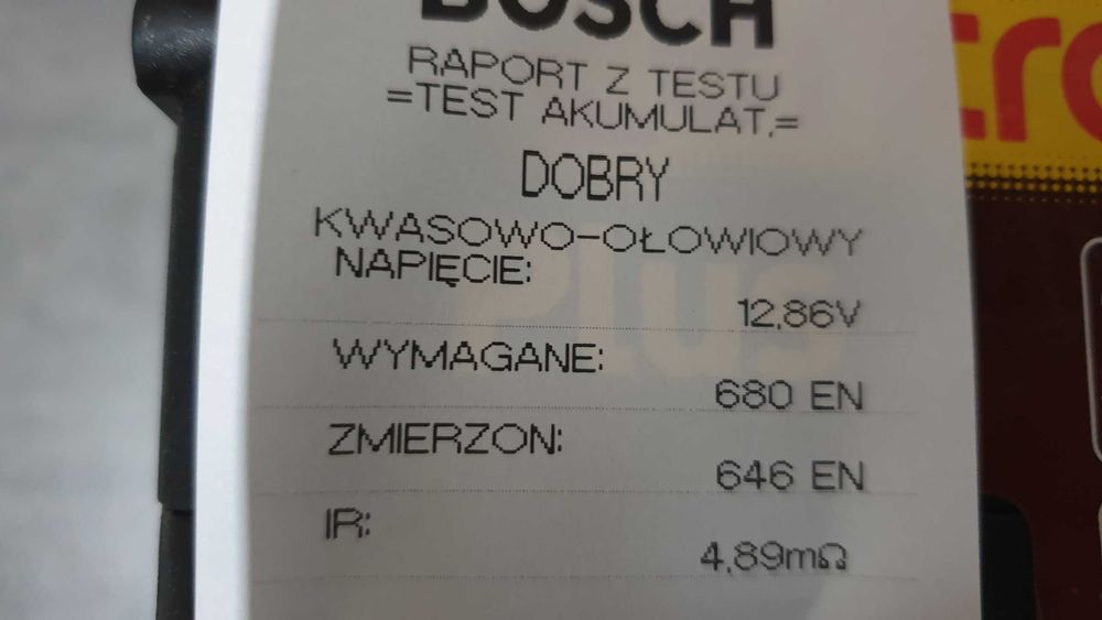Akumulator używany CENTRA PLUS 12V 74AH 680A