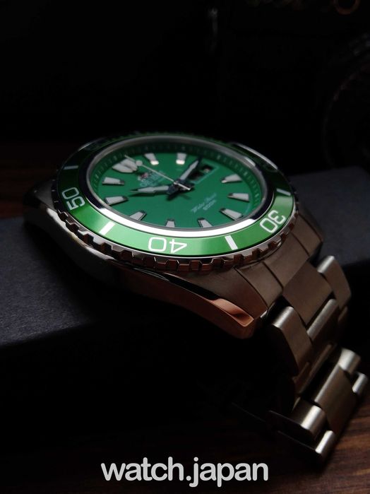 Часы - Годинник дайвер Orient Mako XL Green + Коробочка