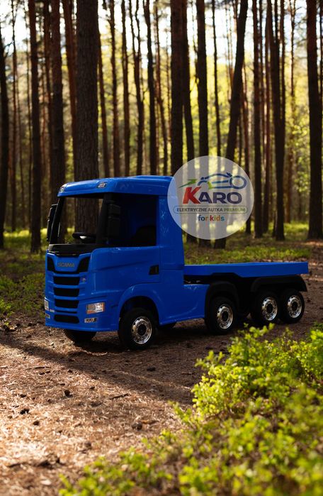 Auto Na Akumulator Scania 500R 4x4 Niebieska Ciężarówka dla Dzieci
