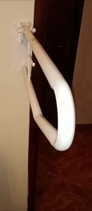 Barra Dobrável Adaptada para WC indicada para idosos