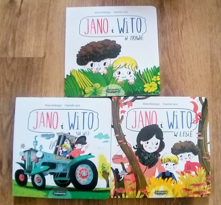 Jano i Wito seria 3 książek wspierających mowę/logopedyczne