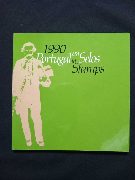 Filatelia - Livro Portugal em selos ano 1990