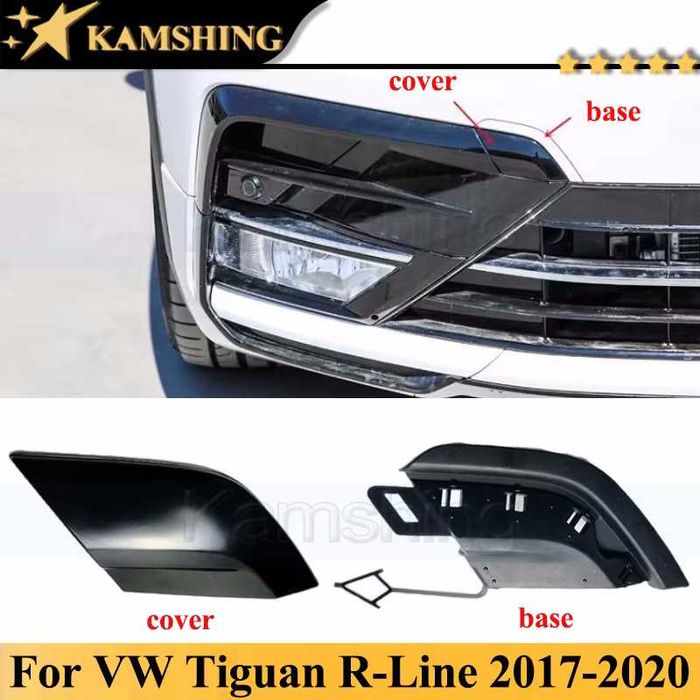 Tiguan 16-22 R-line тигуан заглушка крюка буксира бампера крышка