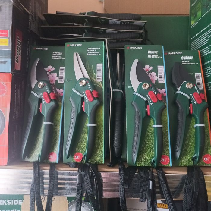 Секатори і пилки Parkside Німеччина інструменти для саду