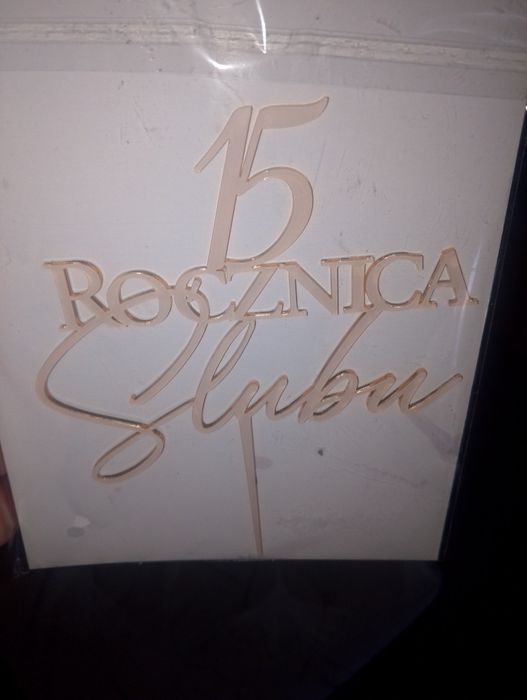 Toper na rocznicę ślubu