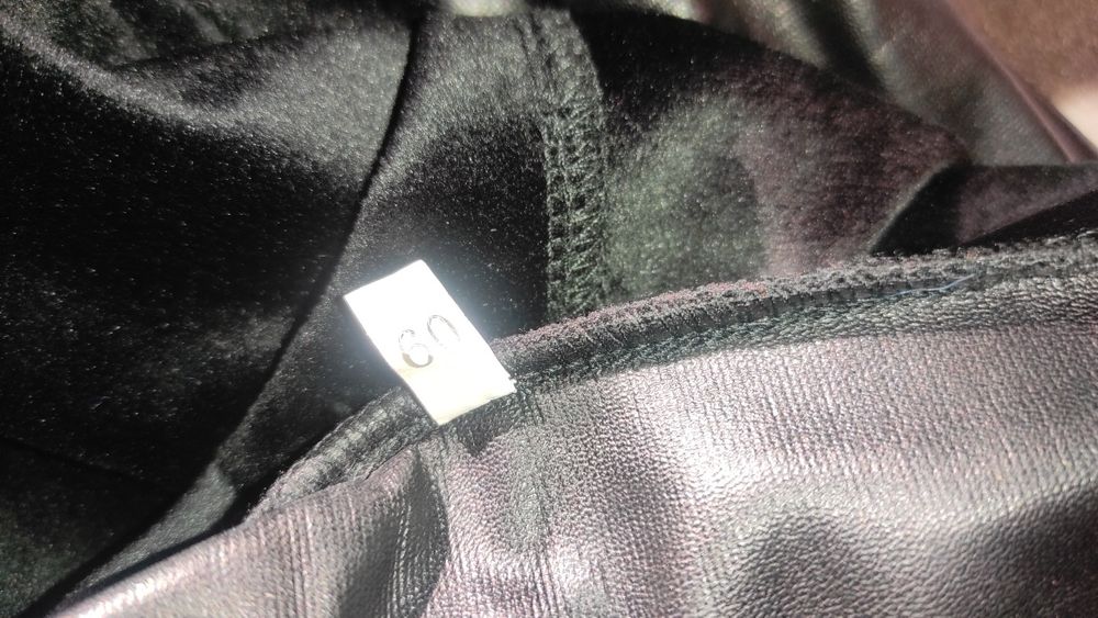 Кожані лосіни утеплені 60 р