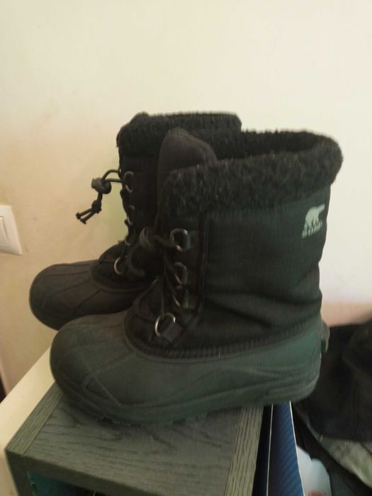 Czarne buty Sorel r 34 21 cm
